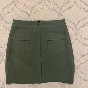Banana Republic green skirt